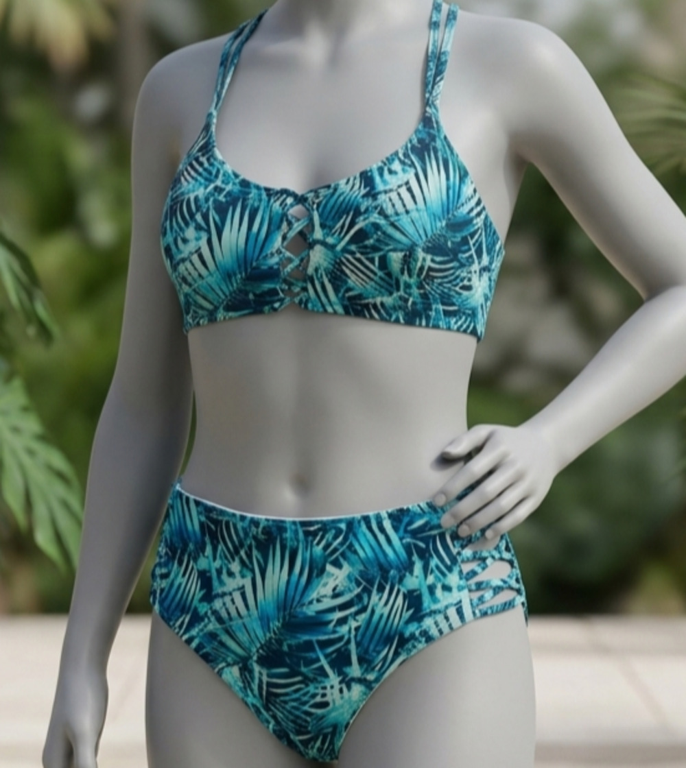 PINK Victoria's Secret Bikini (Teal Strappy)